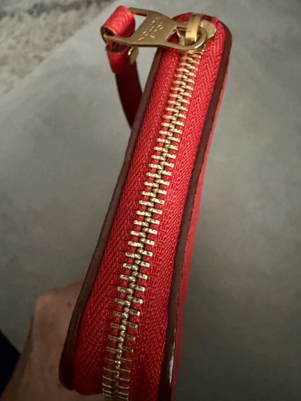 Louis Vuitton - Coral Red Monogram Empreinte Zippy Wallet - Picture 9 of 16